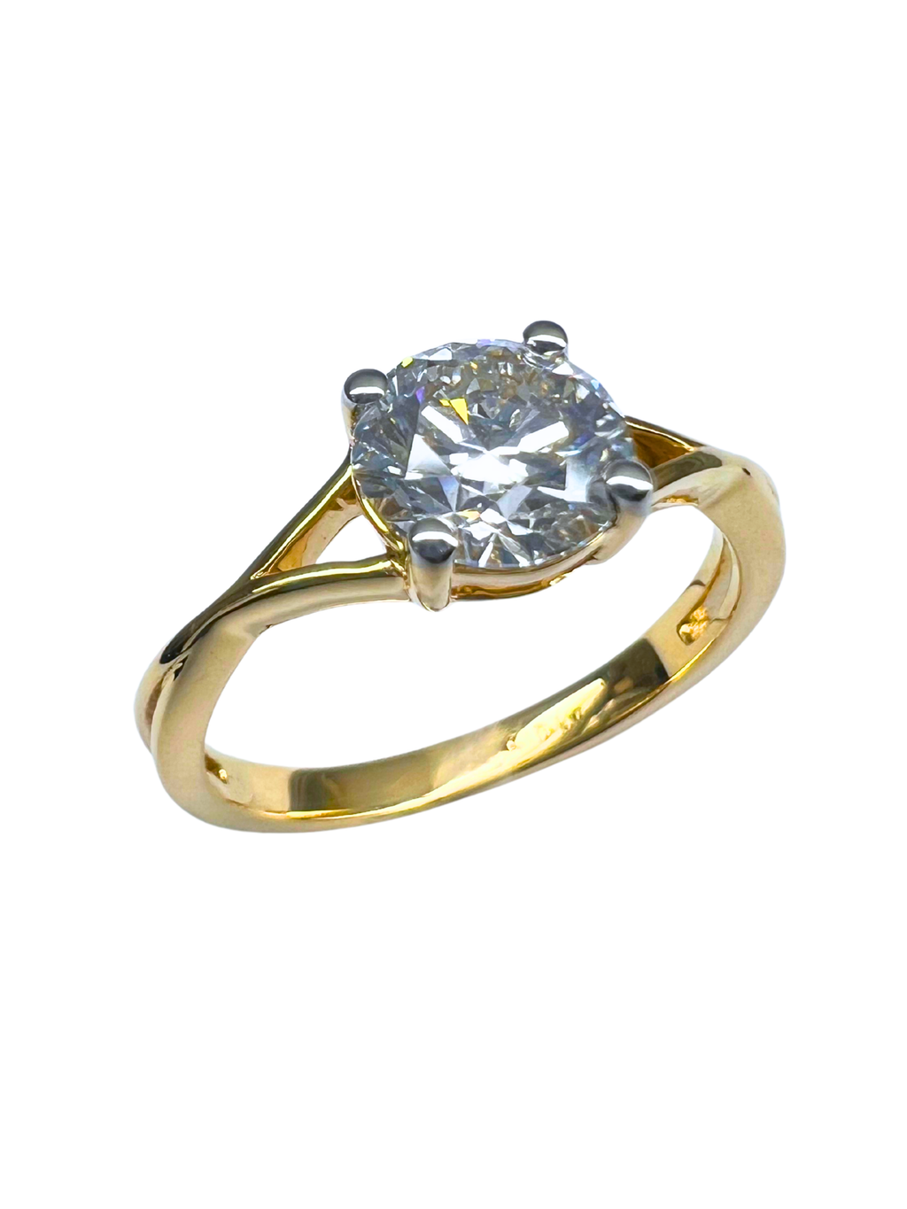 Lab Grown 1.10 Carat Solitaire Diamond Ring