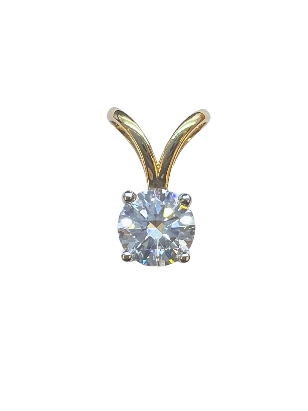 Lab Grown 2.15 Carat Diamond Pendants