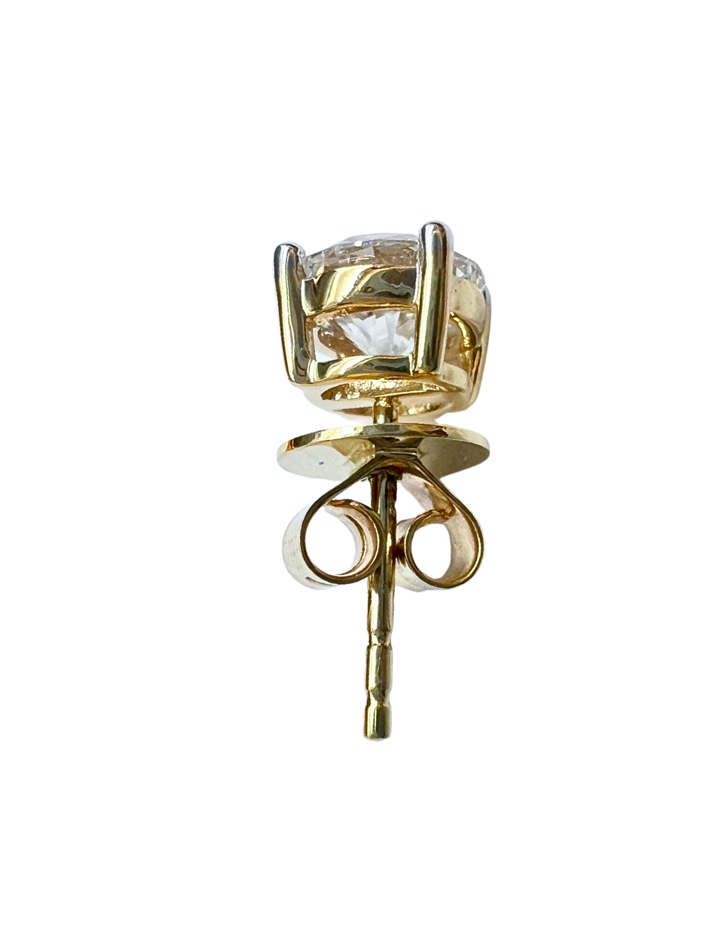 Lab Grown 2.22 Carat Diamond Earring