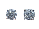 Lab Grown 2.14 Carat Diamond Earring