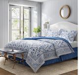 Laura Ashley Cottage King Comforter Set Of 4