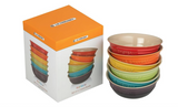 Le Creuset Rainbow Collection Cereal Bowl Set Of 6