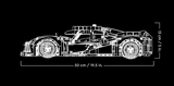 Lego Technic Peugeot Lemans Race Car Building Toys