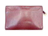 Cartier Must De Cartier Leather Clutch Bag