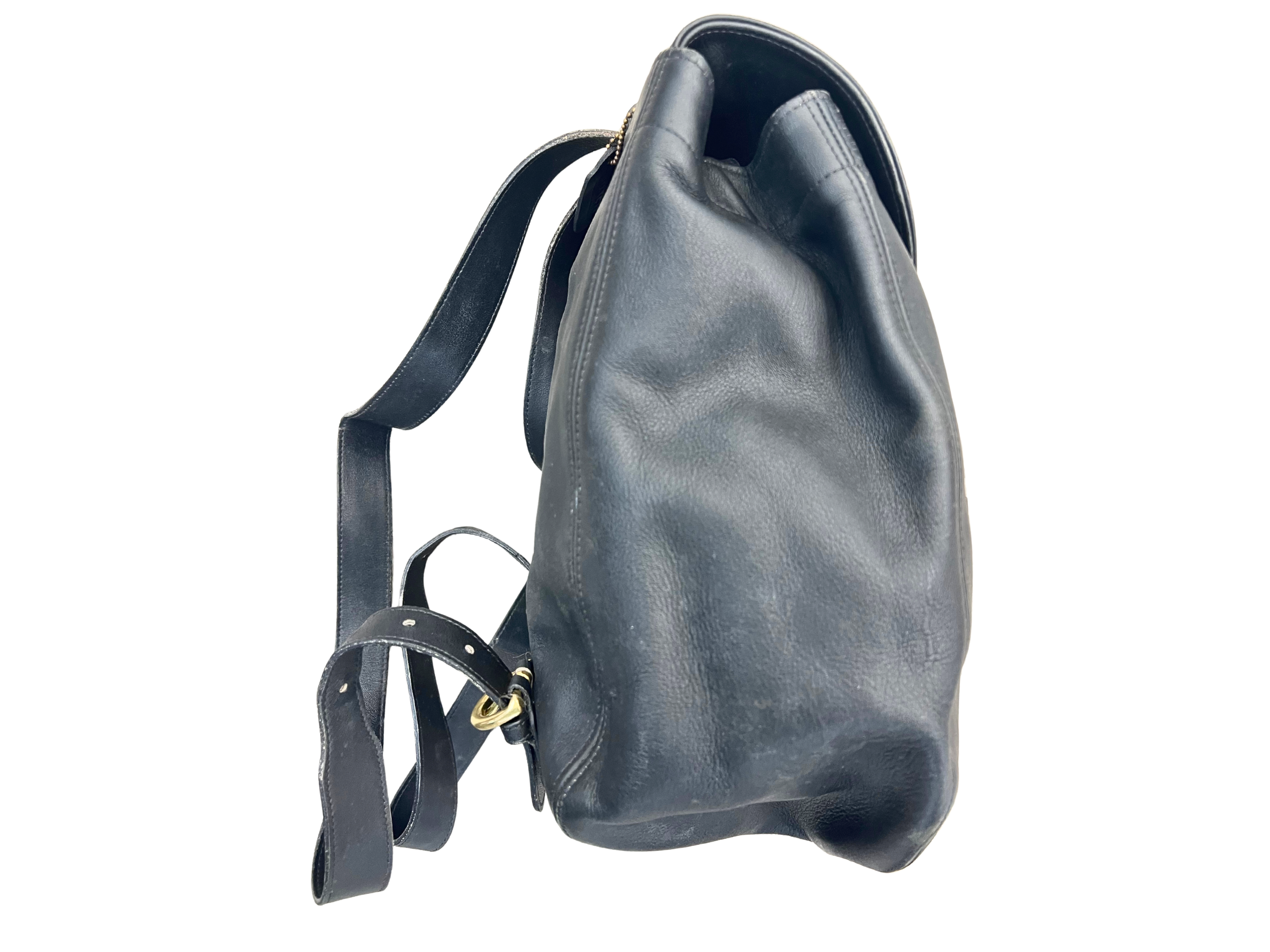 Coach Bucket Leather Backpack