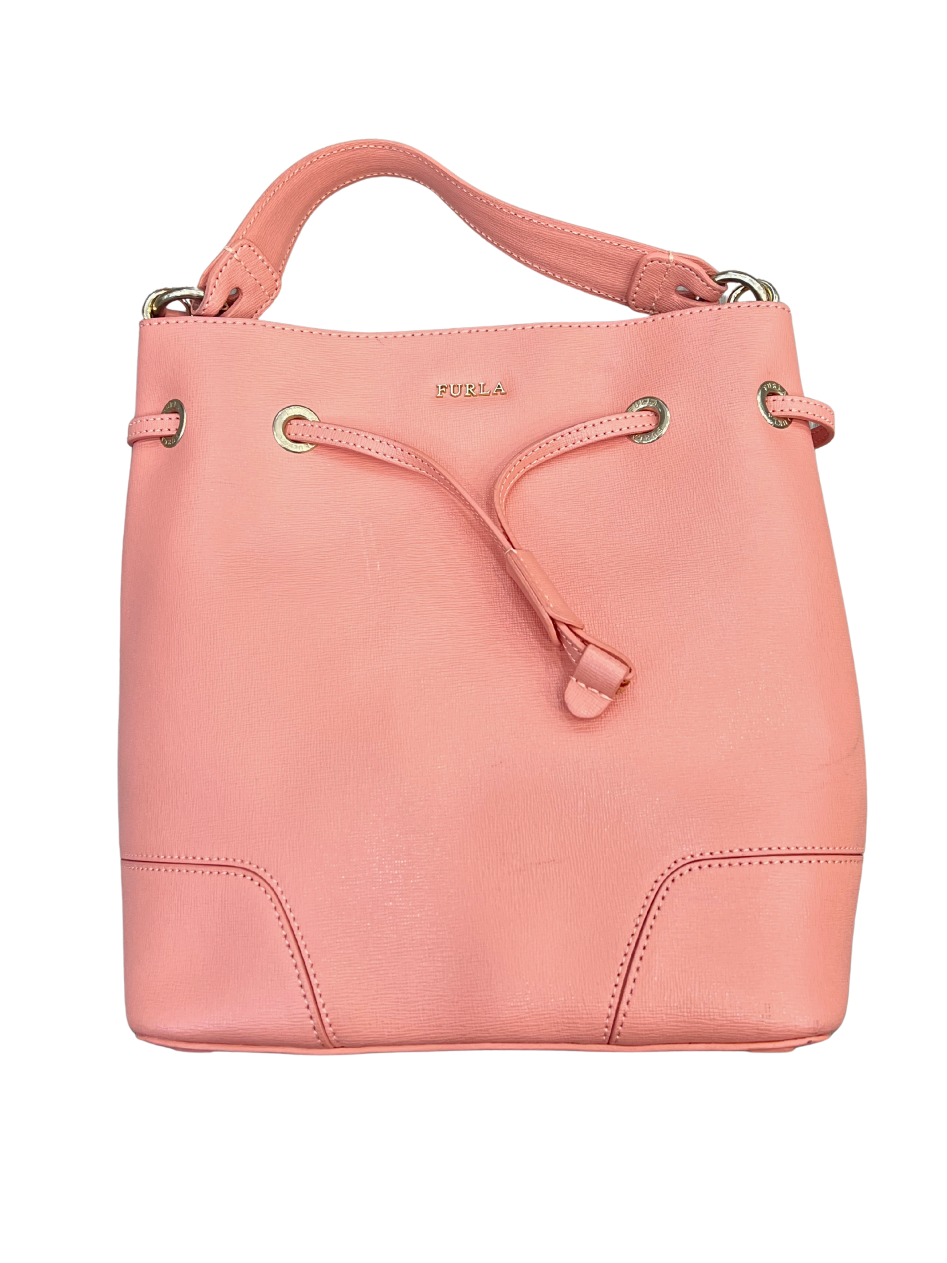 Furla 2 Way Bucket Leather Tote Bag Main image