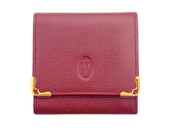 Cartier Must De Cartier Leather Coin Case