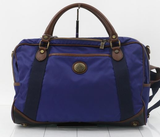 Orobianco Tote Bag-Blue Canvas 3 Way Removable Strap