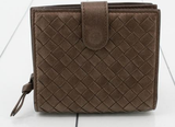 Bottega Veneta Wallet-Bronze Intrecciato Leather/Bi-Fold