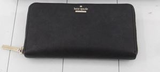 Kate Spade Long Wallet-Black/Round Zipper