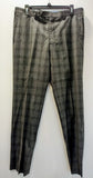 J.Press Pants-Dark Grey/Checked/Long/ Size 35