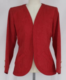 Yves Saint Laurent Lady Jacket-Red/Size 38