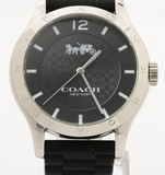 Coach Watch-Mens/Black Dial/Black Rubber Strap/40mm/Quartz