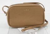 Furla Shoulder Bag Brown Leather Camera