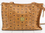 MCM Shoulder Bag cognac Vistos Leather  W-39CM