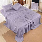 Utopia Bedding 4CT Queen Lavender Colour Bedsheet Set
