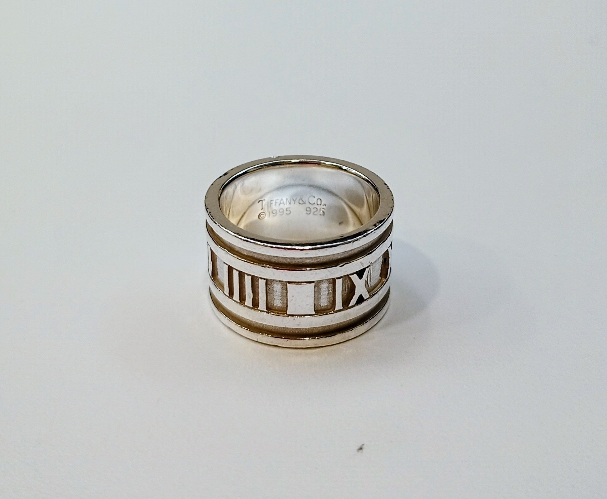 Tiffany & Co. Sterling 925 Silver Atlas Ring Main image