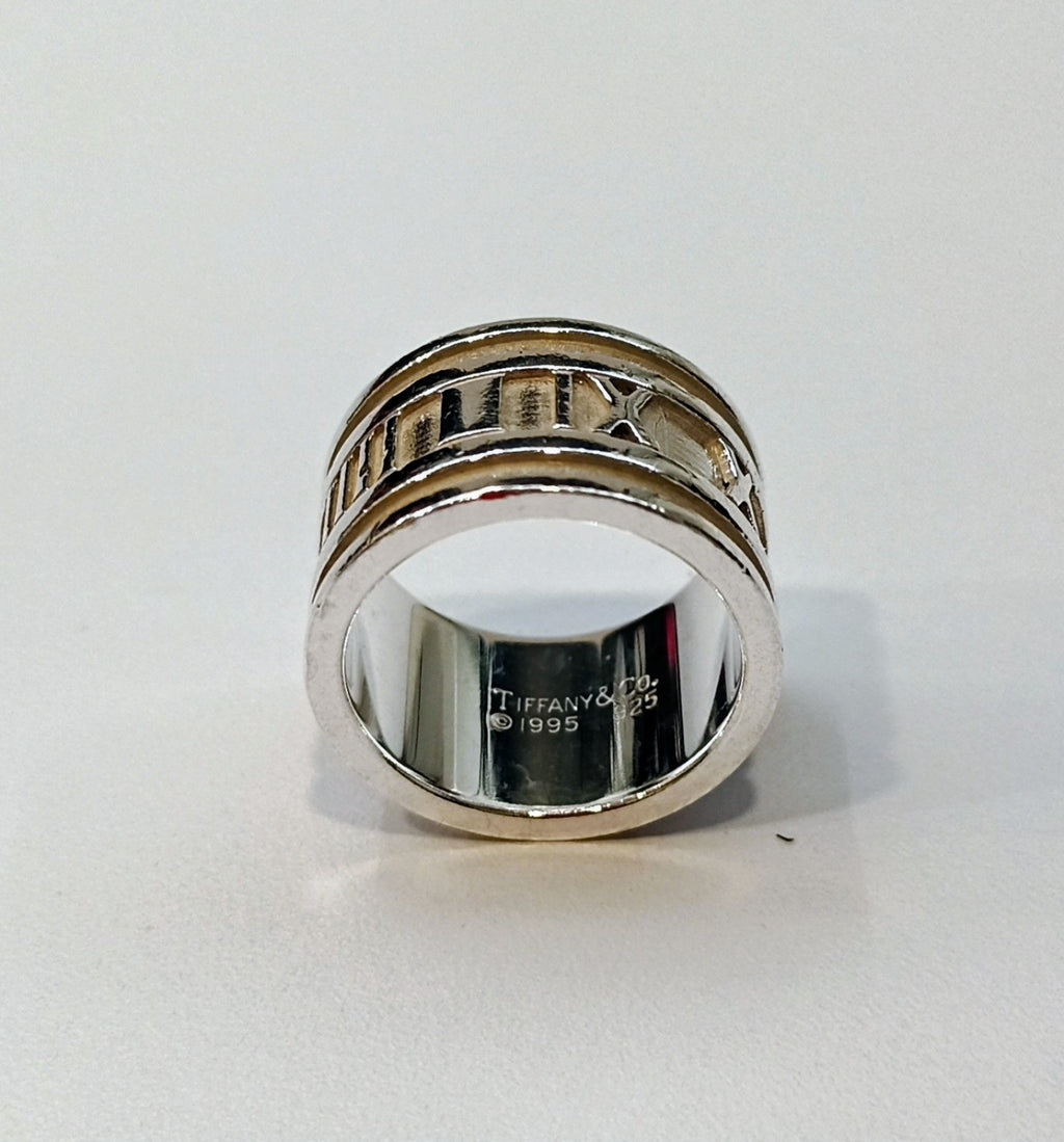 Tiffany & Co. Sterling 925 Silver Atlas Ring