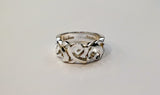 Tiffany & Co. Sterling 925 Silver Triple Loving Heart Ring