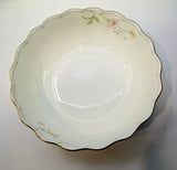 Narumi Bowl-White With Pastel Floral W=23CM