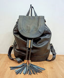 Chloe Backpack-Black Leather