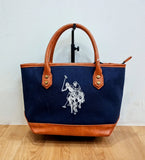 US Polo Association Small Tote Bag-Blue