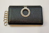 Bvlgari Key Case-Black Leather