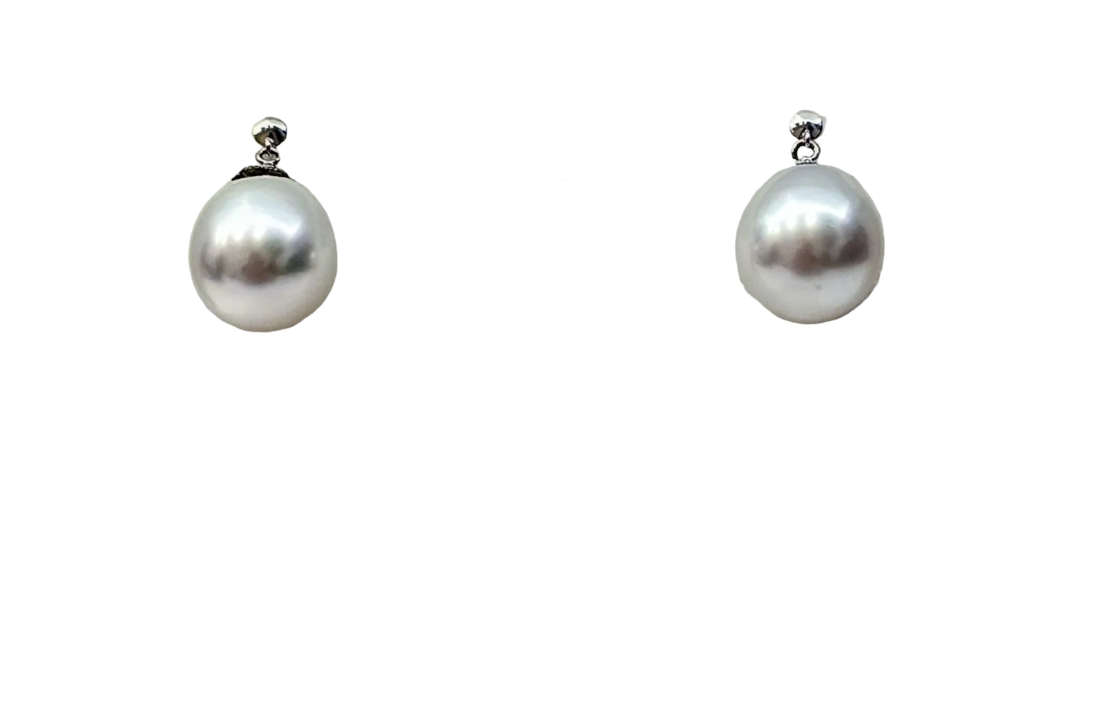 South Sea Pearl Earring-14kwg 13mm Main image