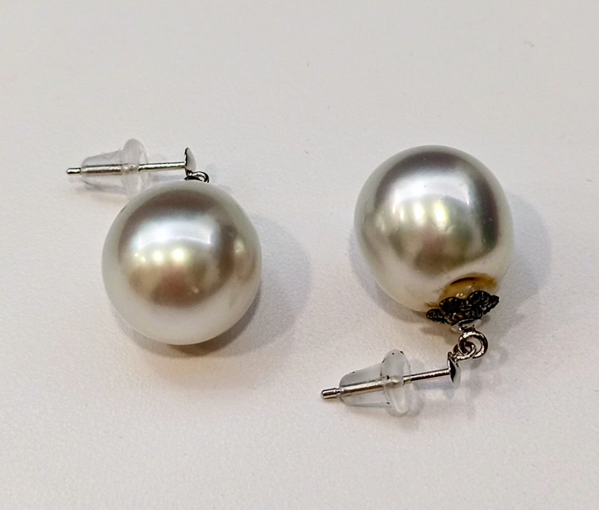South Sea Pearl Earring-14kwg 13mm