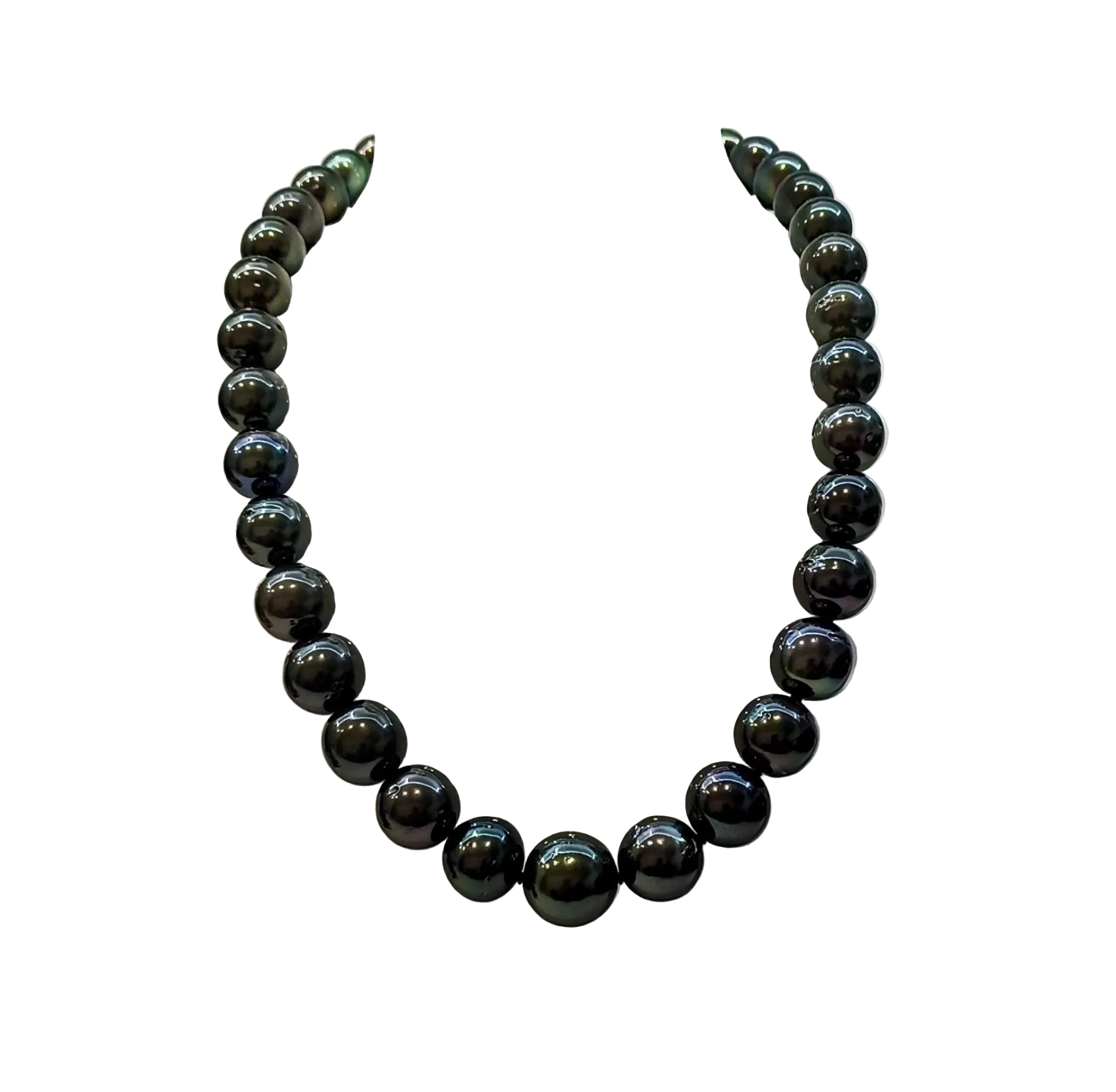 Black South Sea Pearls Necklace -16" Main image