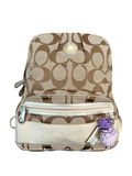 Coach Canvas Backpack