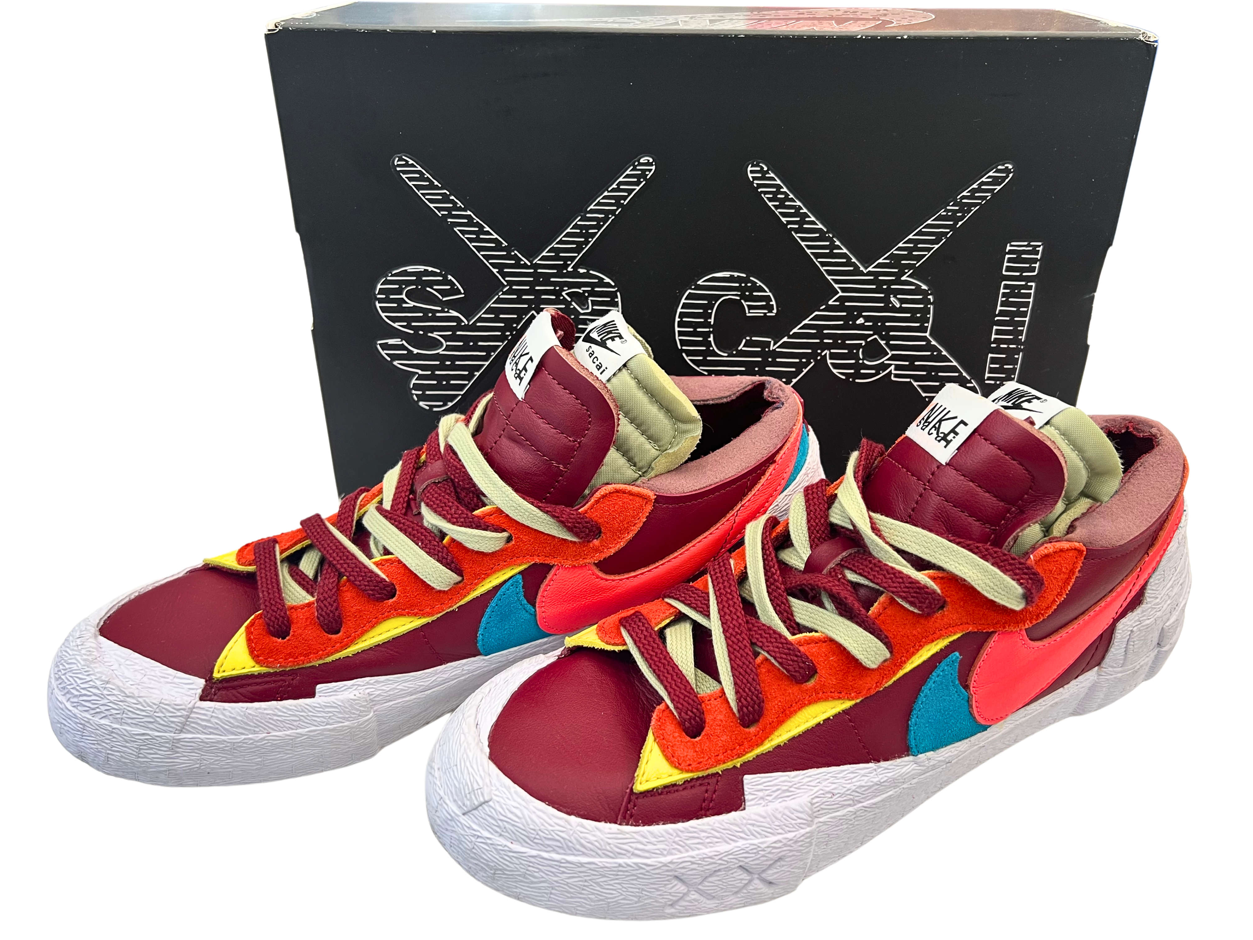 sacai nike red