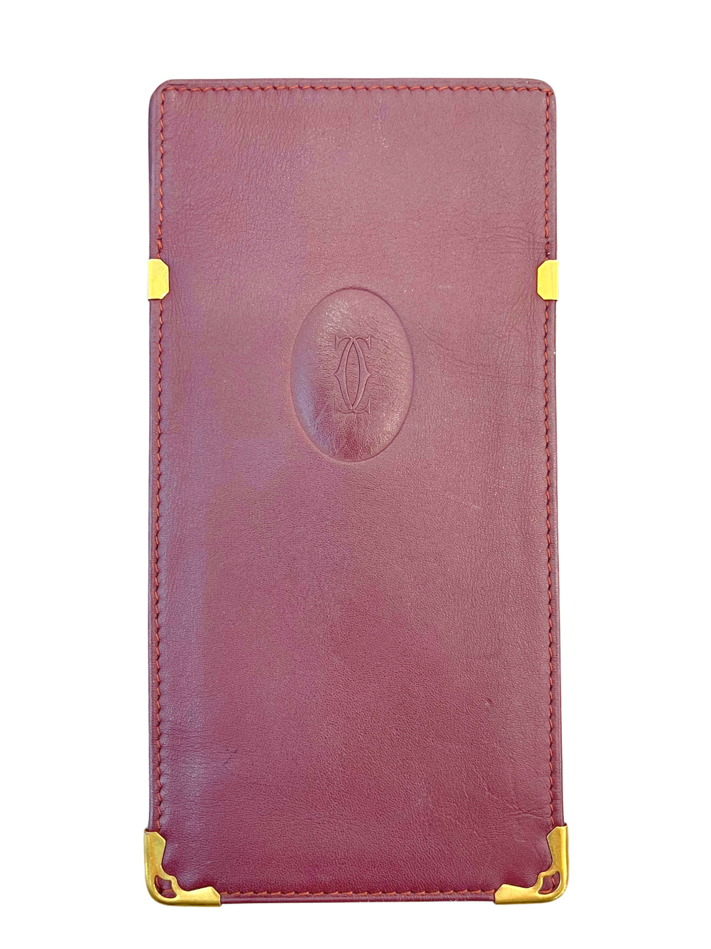 Cartier Must De Cartier Leather Spectacles Soft Case