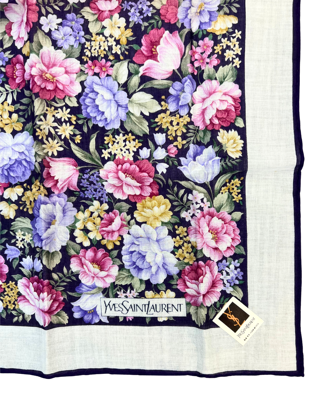 Yves Saint Laurent Cotton Handkerchief