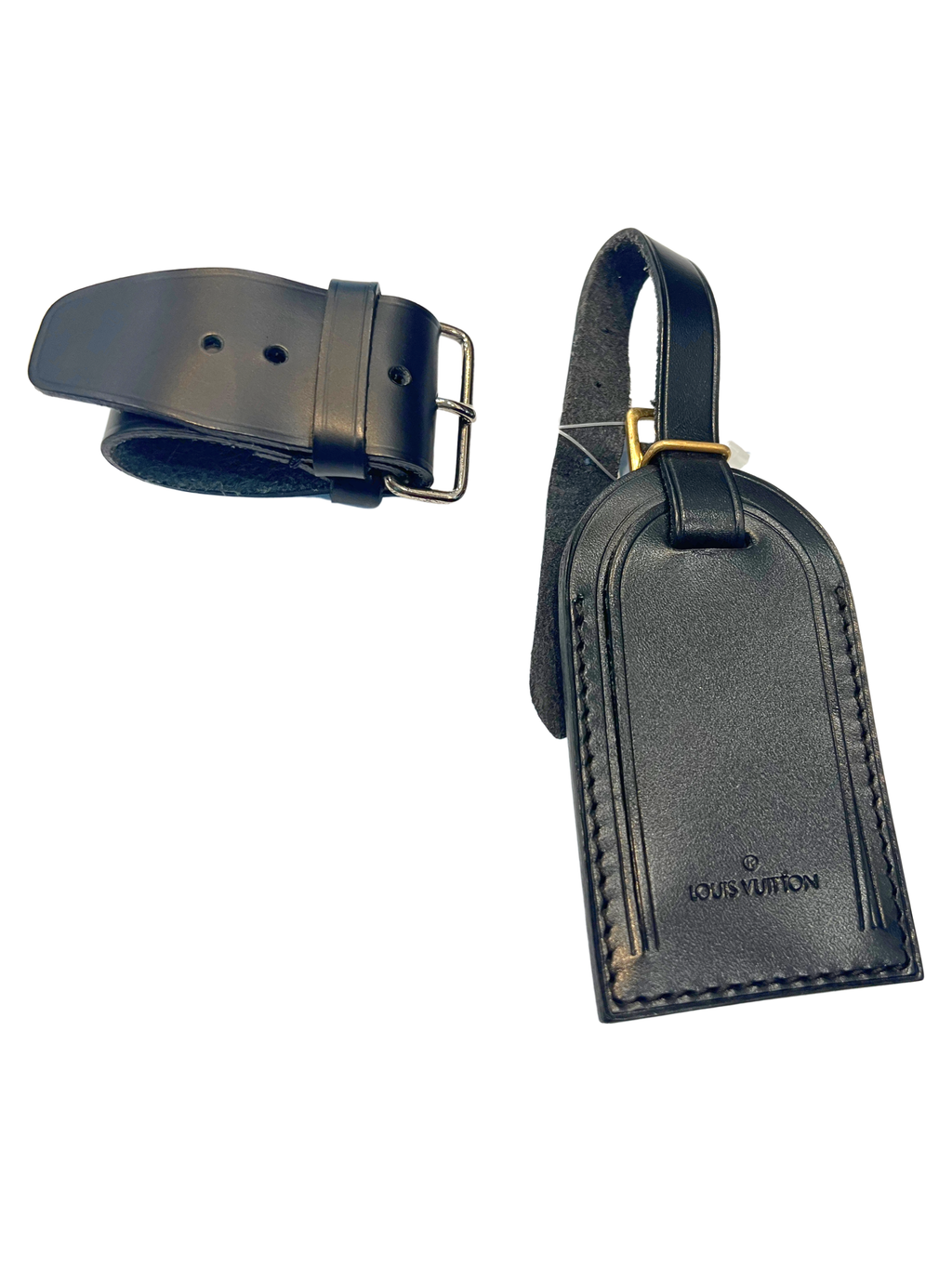 Louis Vuitton Leather Luggage Tag
