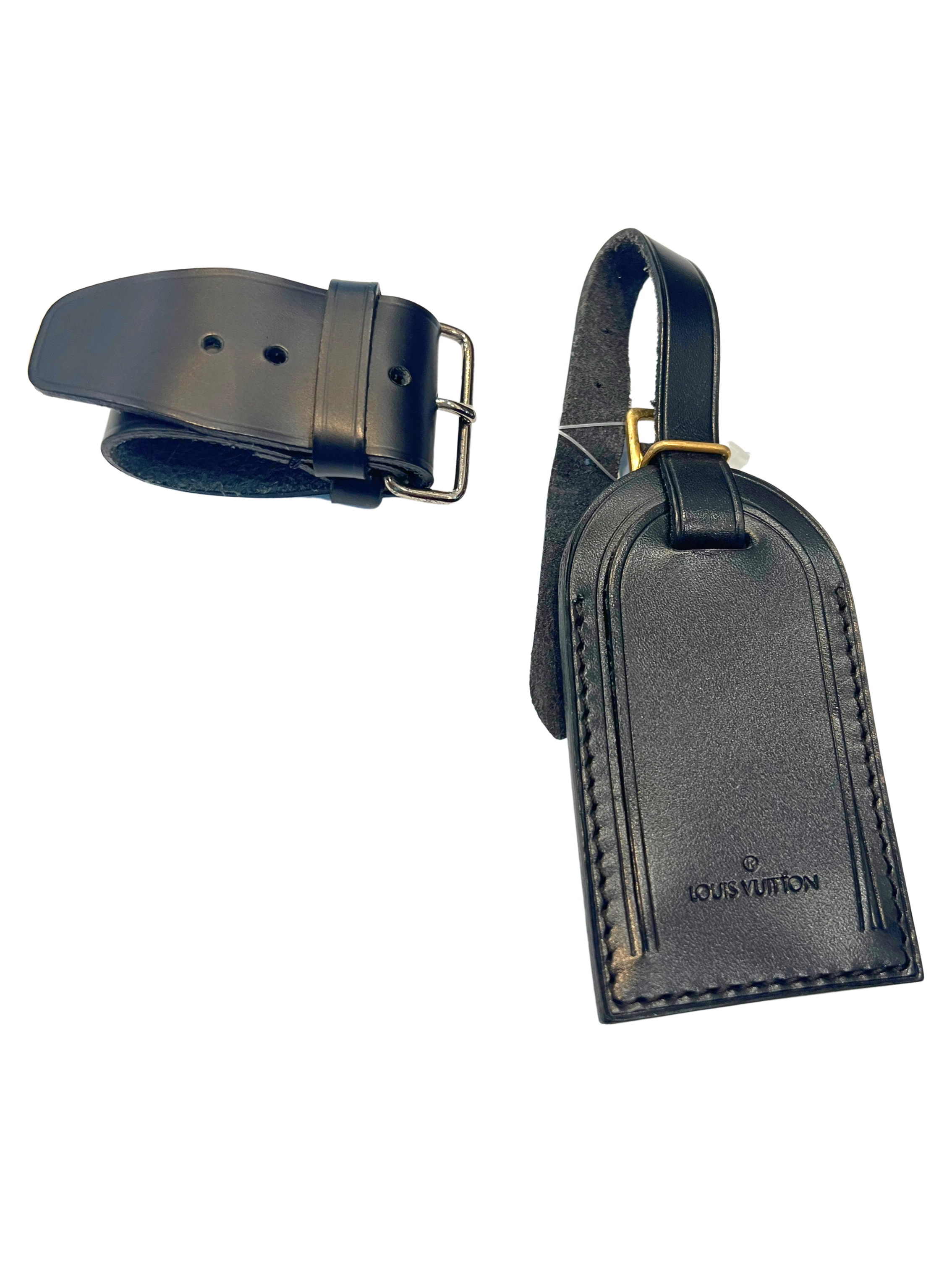 Louis Vuitton Leather Luggage Tag