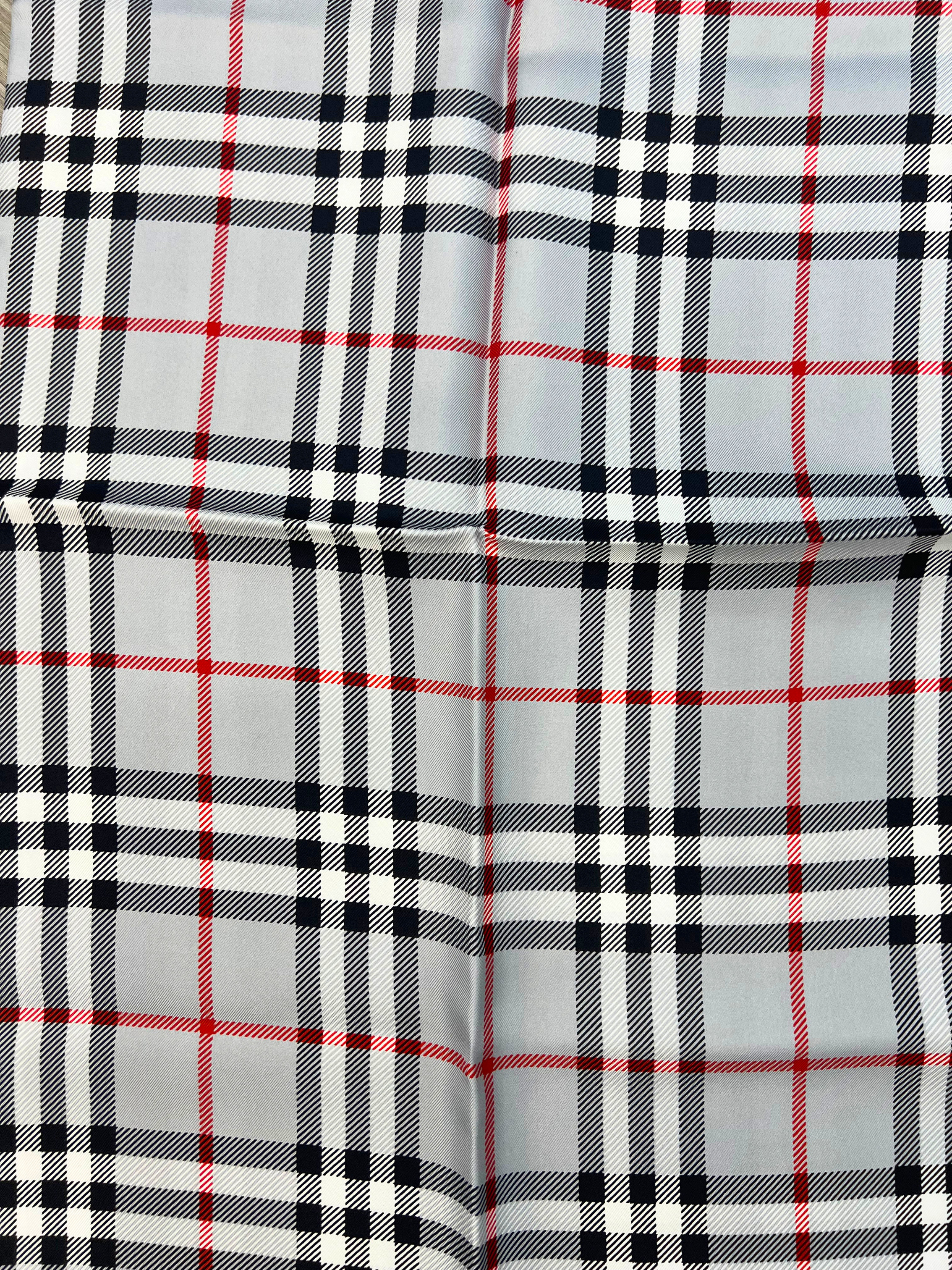 Burberry Check Silk Scarf