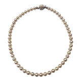 Akoya Pearl 6.5-7.0mm Necklace w/Silver Clasp ,42cm
