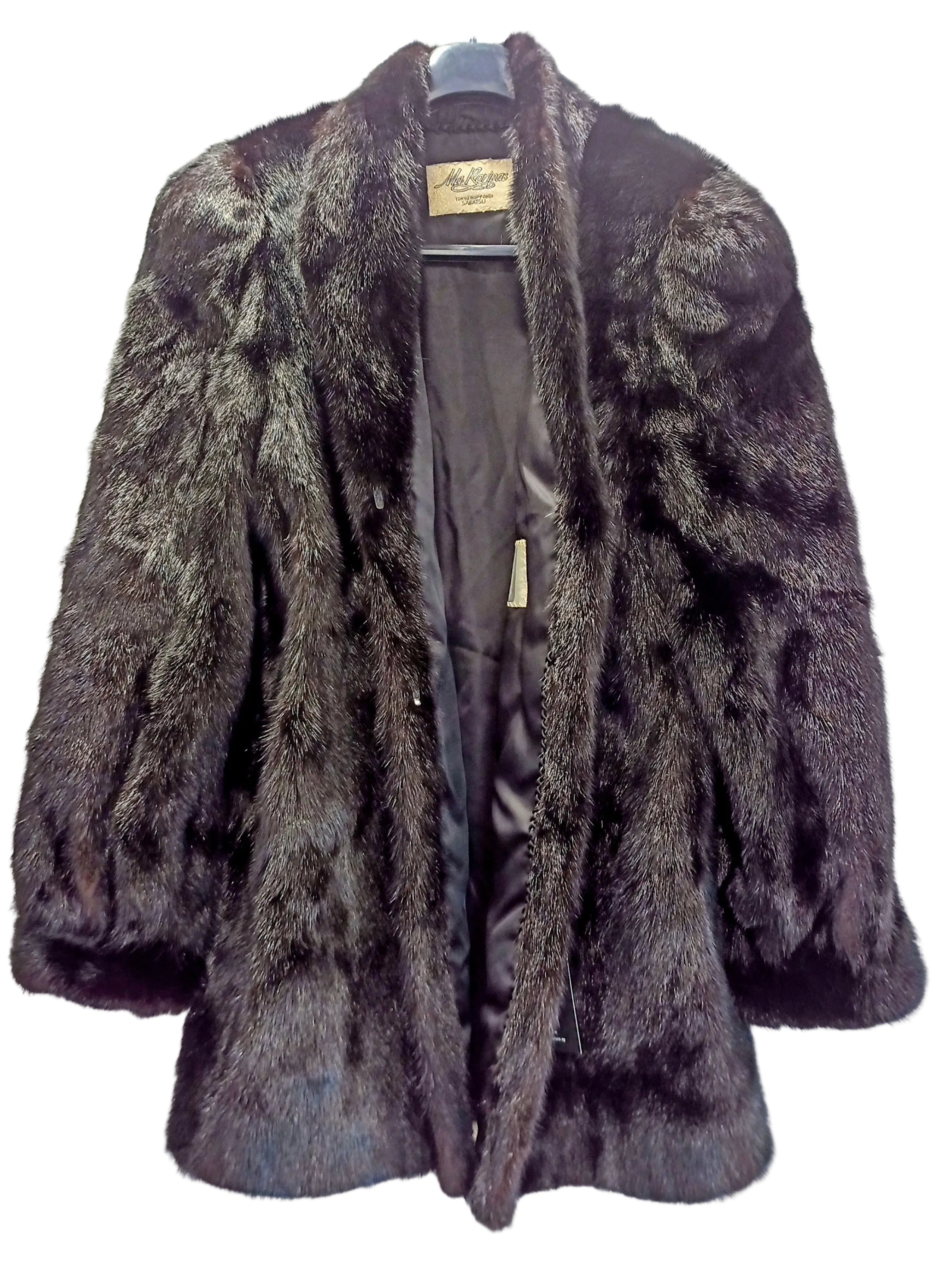 Saga Fur Coat Black / Dark Mink  Ma Roripas ize 15 Main image