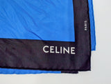 Celine-Scarf Silk-Blue Black