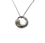Tiffany & Co. Sterling 925 Silver Eternal Circle Necklace