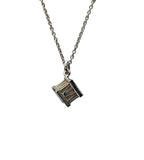 Tiffany & Co. Sterling 925 Silver Atlas Cube Necklace