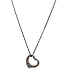 Tiffany & Co. Sterling 925 Silver Elsa Peretti Open Heart Necklace