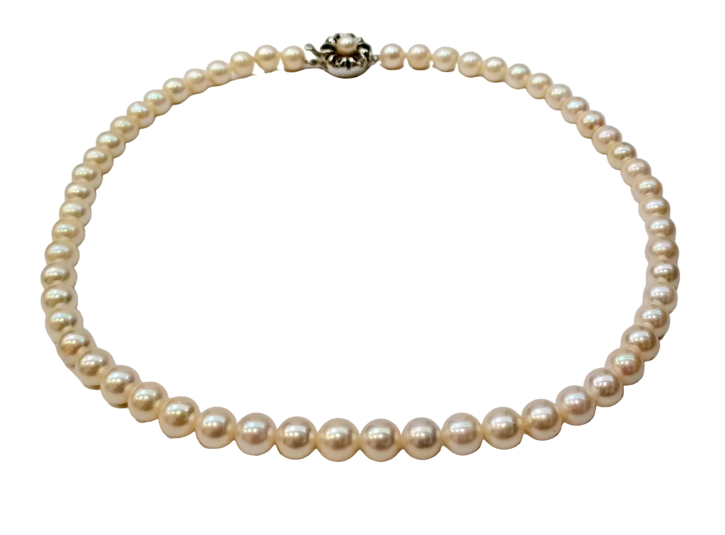 Pearl Necklace 43cm 7-7.4mm Main image