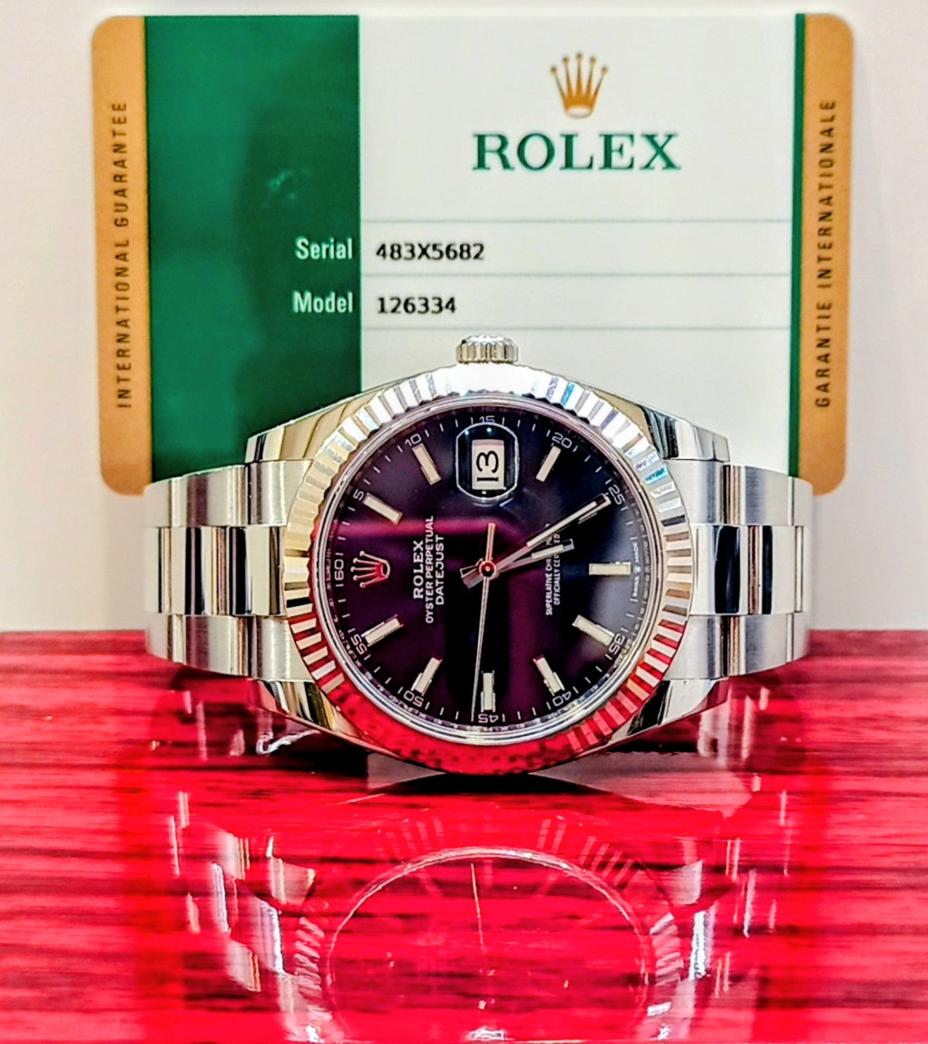 Rolex 126334 41MM 18kwg Bezel- Blue Dial Secondary image