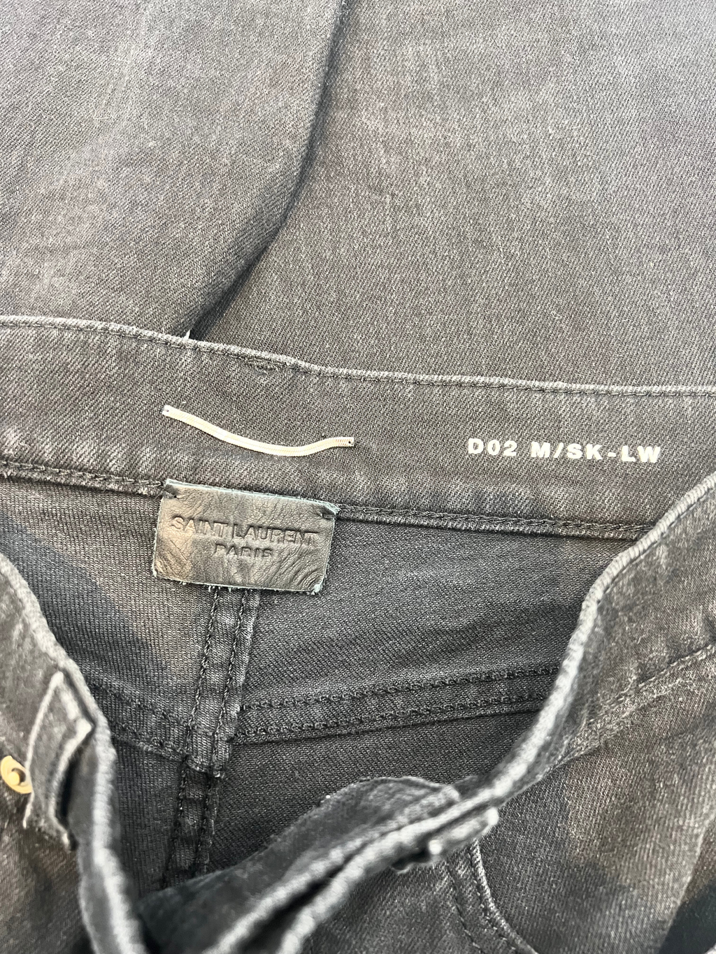 Yves Saint Laurent Denim Long Pants