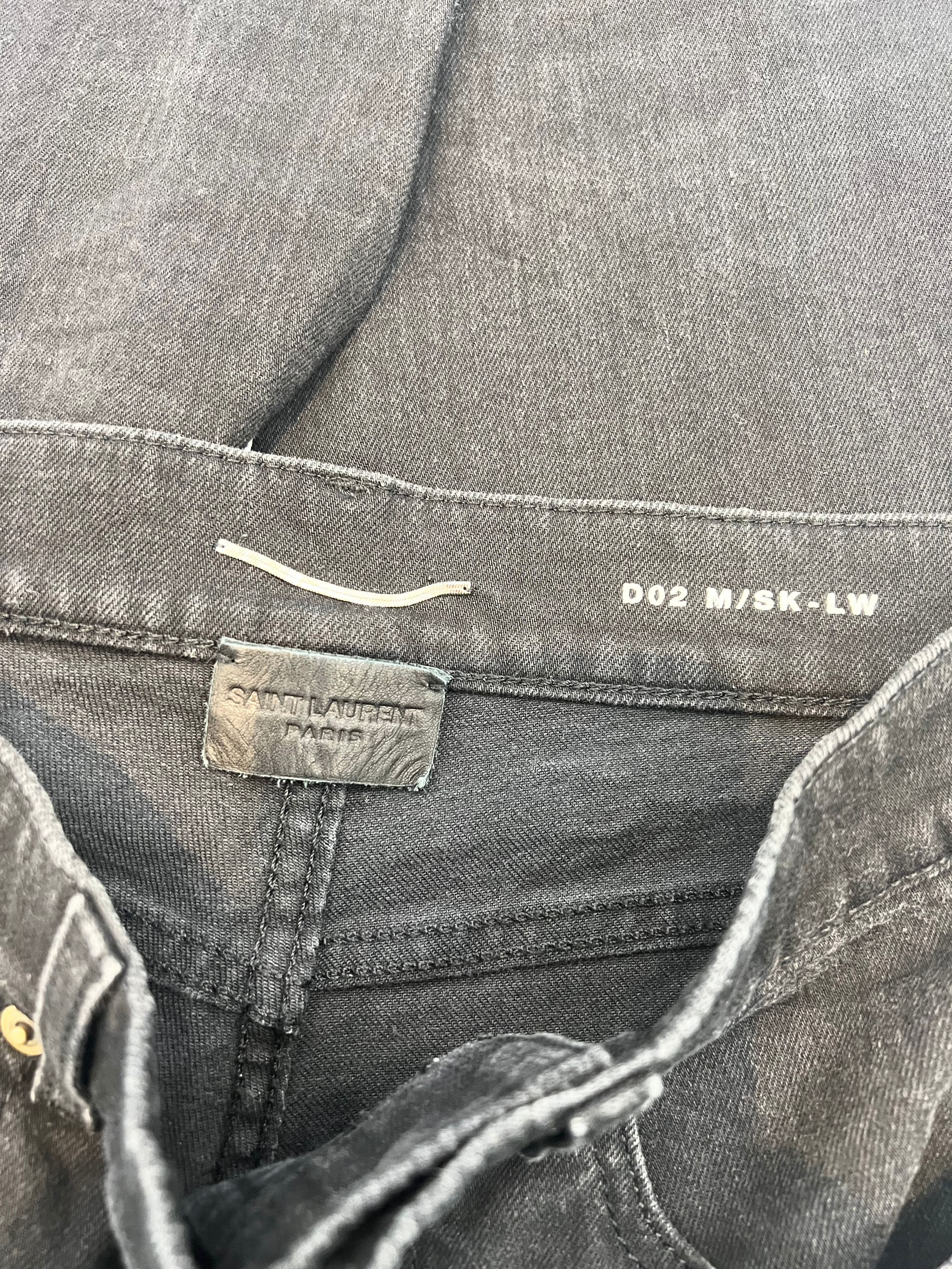 Yves Saint Laurent Denim Long Pants