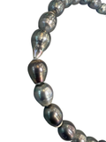 Natural Black Baroque Pearl Necklace
