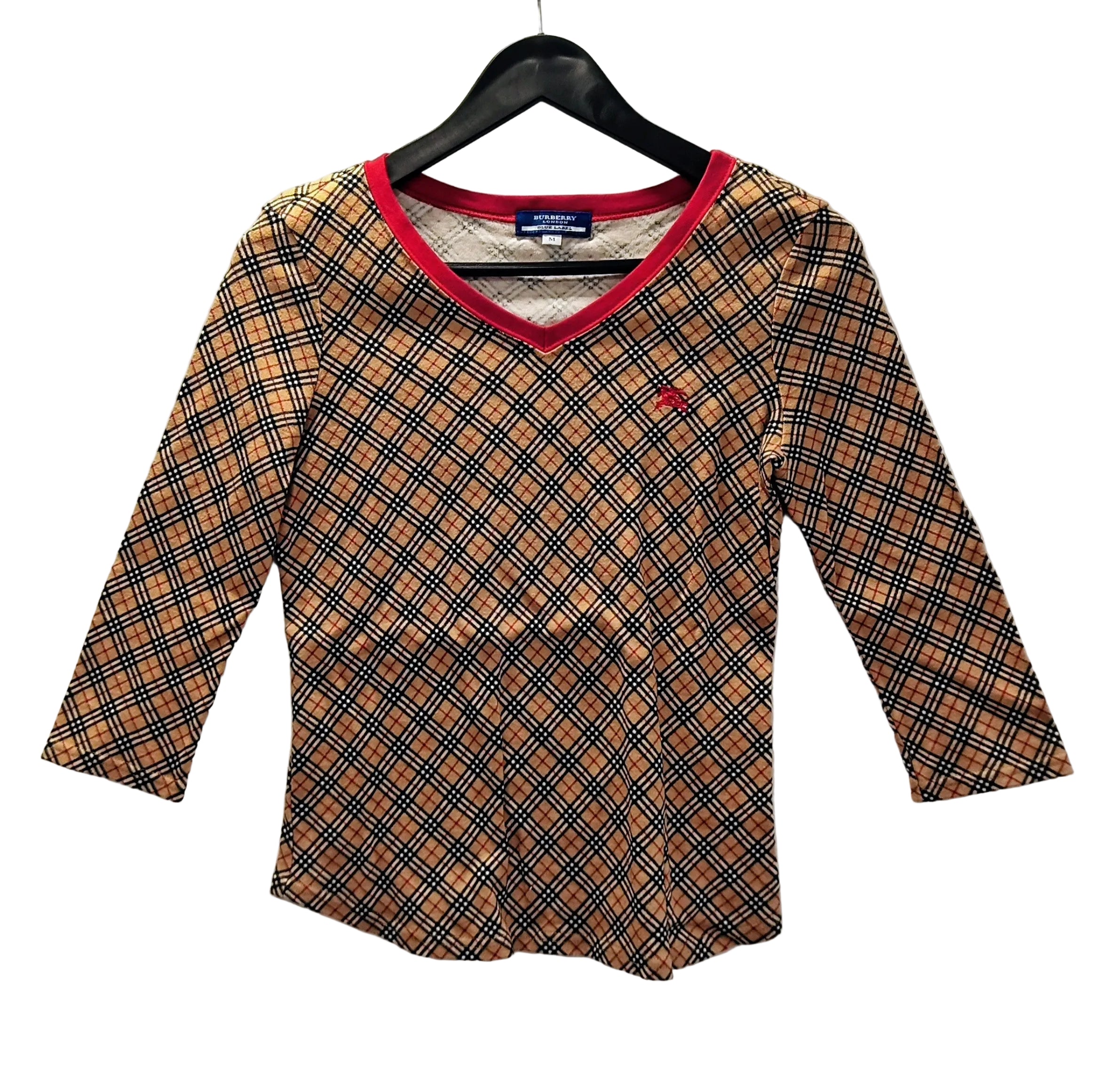Burberry-Blue Label Top Checked Brown Size M Main image