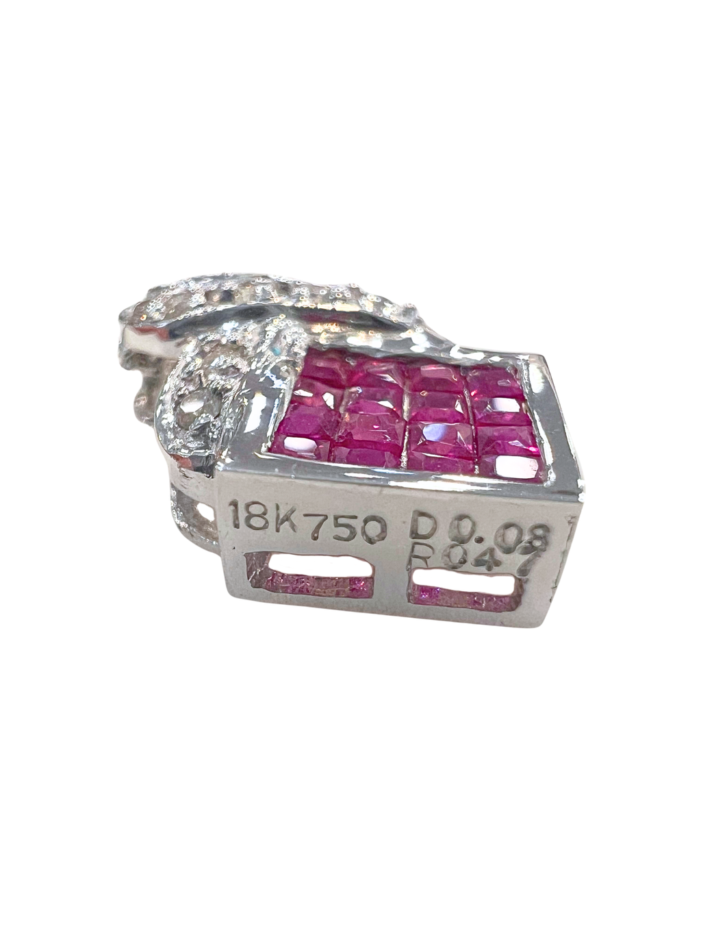 Natural Rubies Diamond Necklace